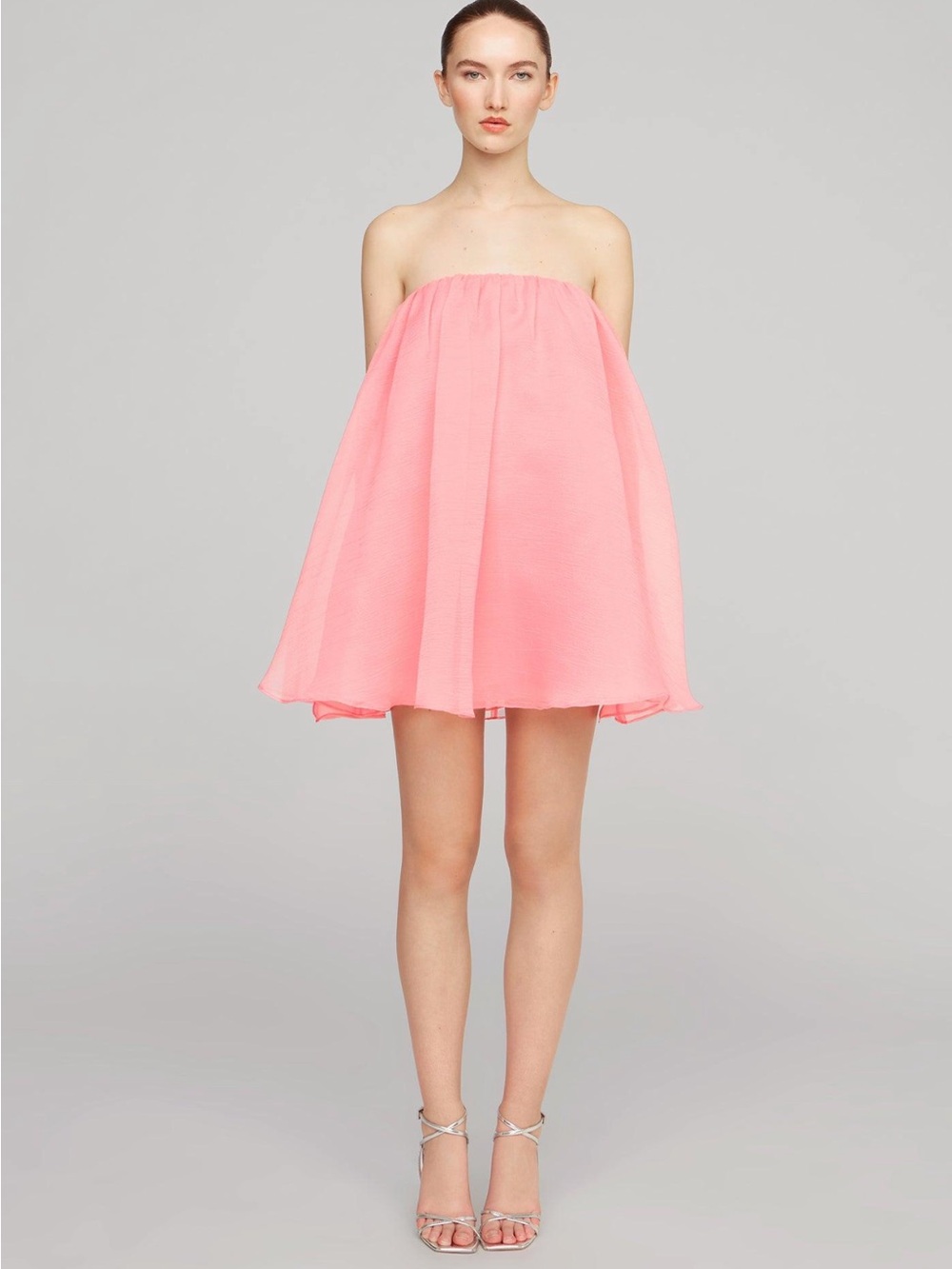 HALSTON CHARLIE TEXTURED ORGANZA MINI DRESS Size 14 NWT MSRP $495